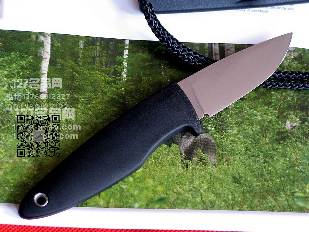 瑞典Fallkniven FK WM1Z颈刃三美夹钢手工刀 福克尼文