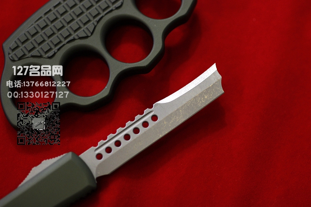 美国微技术Microtech USN限量版剃刀刃剑标 指虎套装