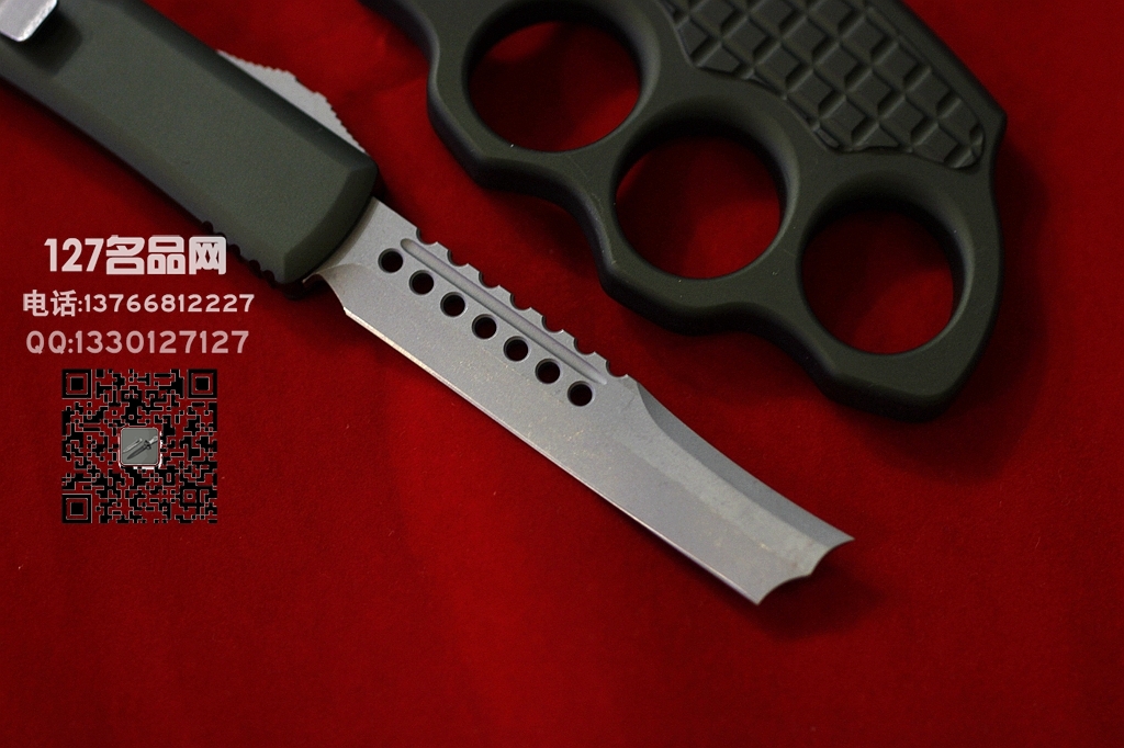 美国微技术Microtech USN限量版剃刀刃剑标 指虎套装