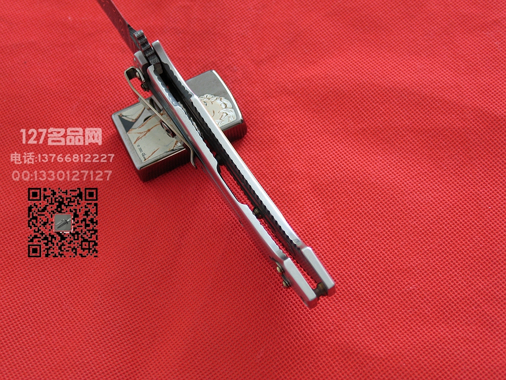 美国HTM DDR敢死队全手工顶级版大马士革半自动侧跳
