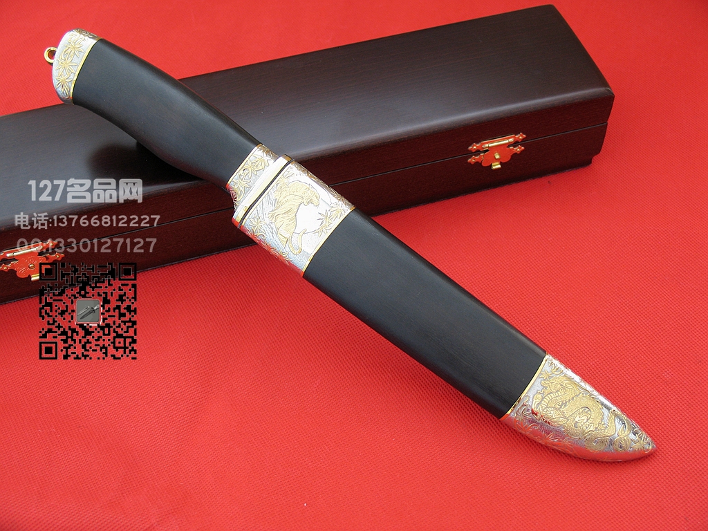俄罗斯A&R 皇家订制版蚀刻流金镜面藏刀127名品 