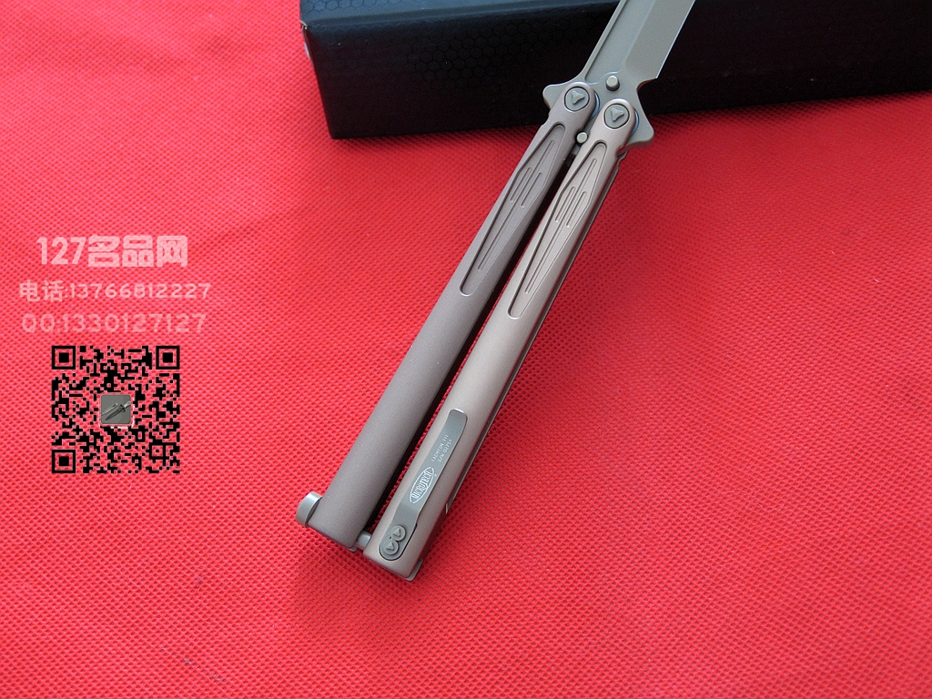美国微技MICROTECH微技术173-1TN 沙色蝴蝶刀甩刀