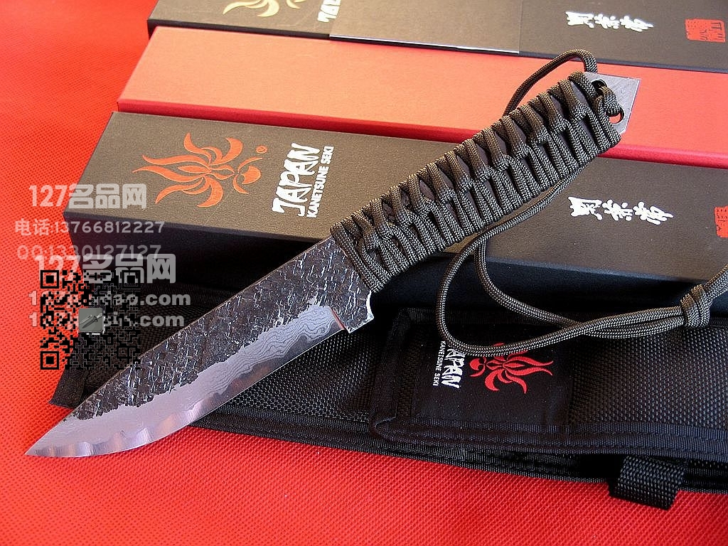Kanetsune日本关兼常KB-254猎匠 关传古式和铁冶炼狩猎刀 曰本刀