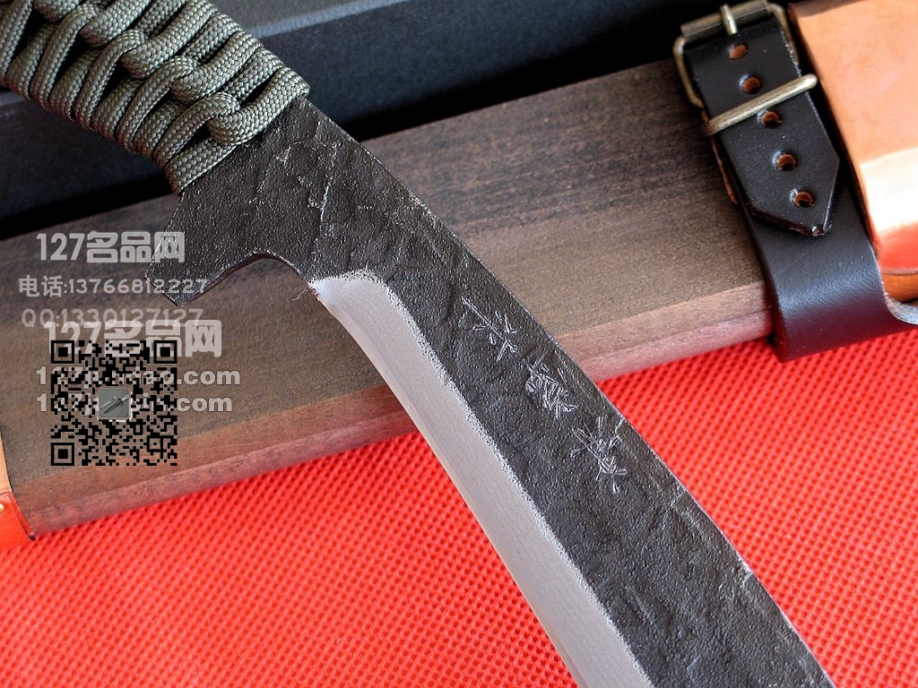 Kanetsune关兼常KB-212遊 伞绳柄小狗腿 日本刀 127名品网