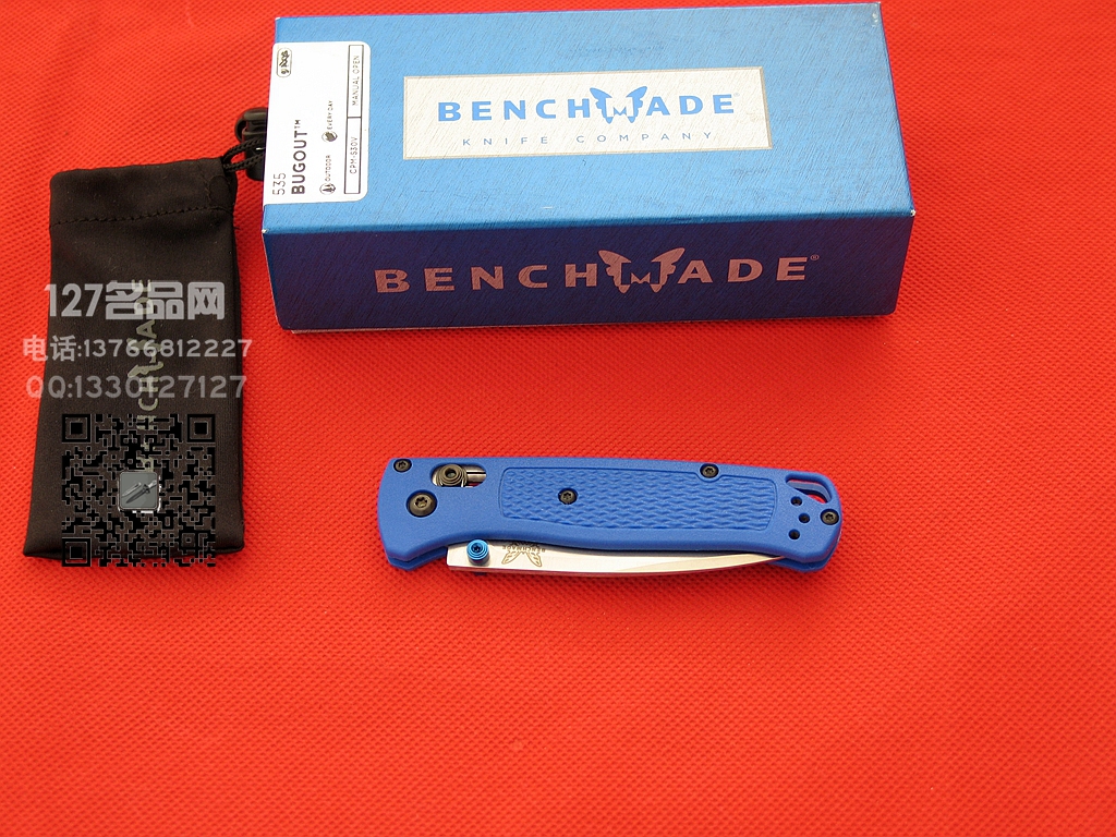 BENCHMADE蝴蝶535蓝色型折刀127世界名刀