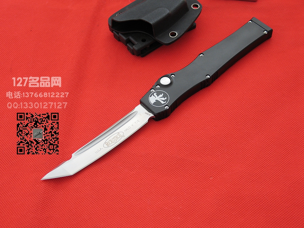 微技术Microtech H.A.L.O V150军用版超弹力直跳名刀 微技术Microtech H.A.L.O V150军用版超弹力直跳名刀