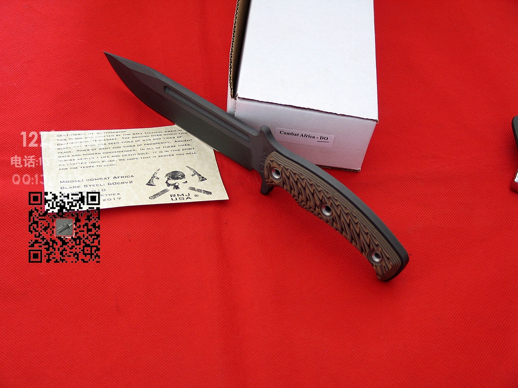 美国RMJ COMBAT AFRICA-DO非洲战斗刀 127名品