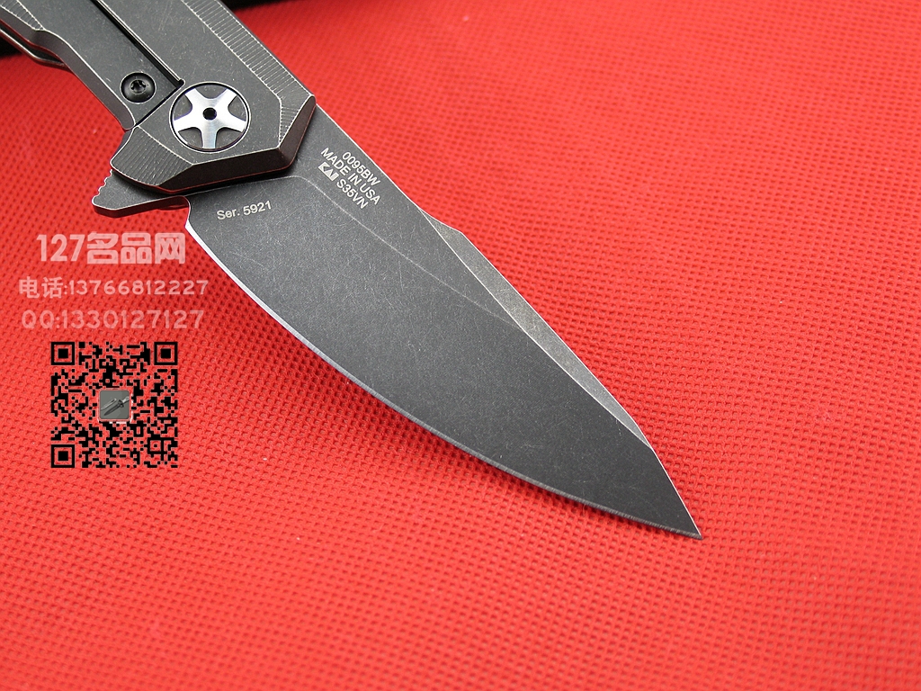 ZT零误差 Zero Tolerance 0095BW鲨鱼 钛柄S35VN钢快开刀