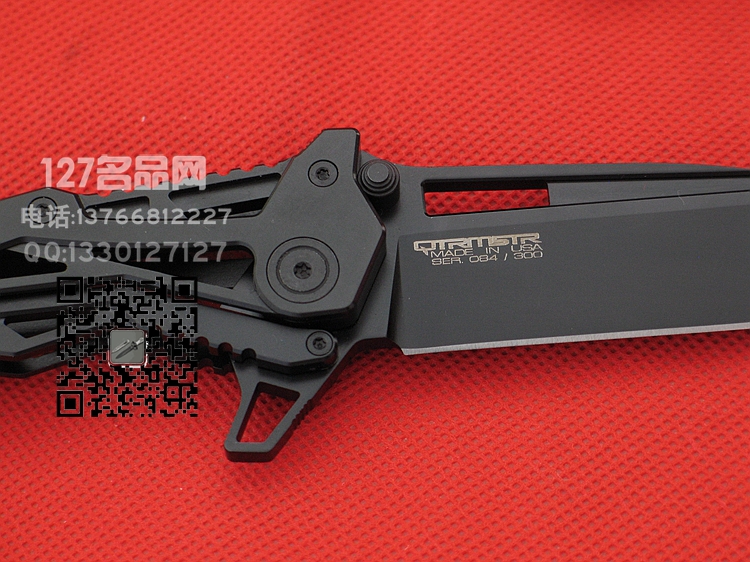 美国军需官QTRMSTR 滑型式折刀CPM-S35VN钢