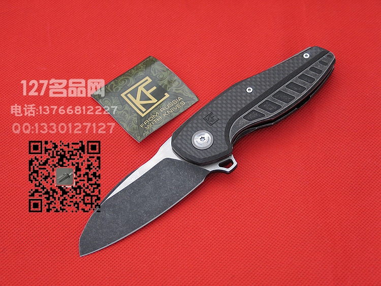 俄罗斯CKF KNIVES aichknife战斗折刀 M390钢127名品 俄罗斯CKF KNIVES aichknife战斗折刀 M390钢127名品
