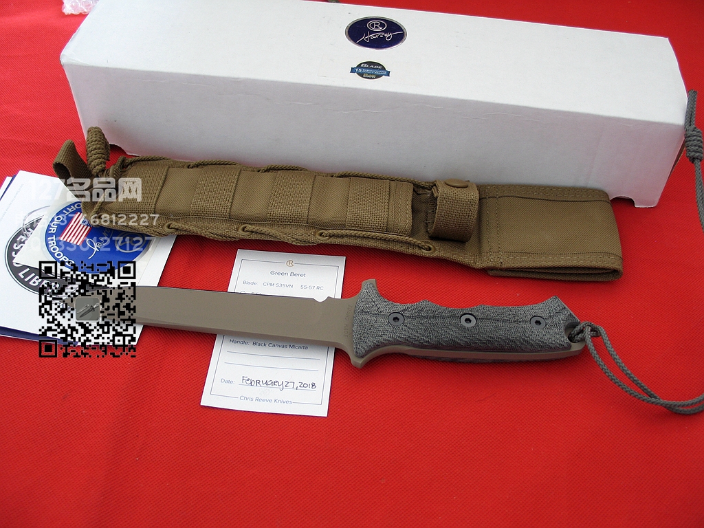 Chris Reeve克里斯里夫Knives: Green Beret7贝雷帽特种部队战术刀