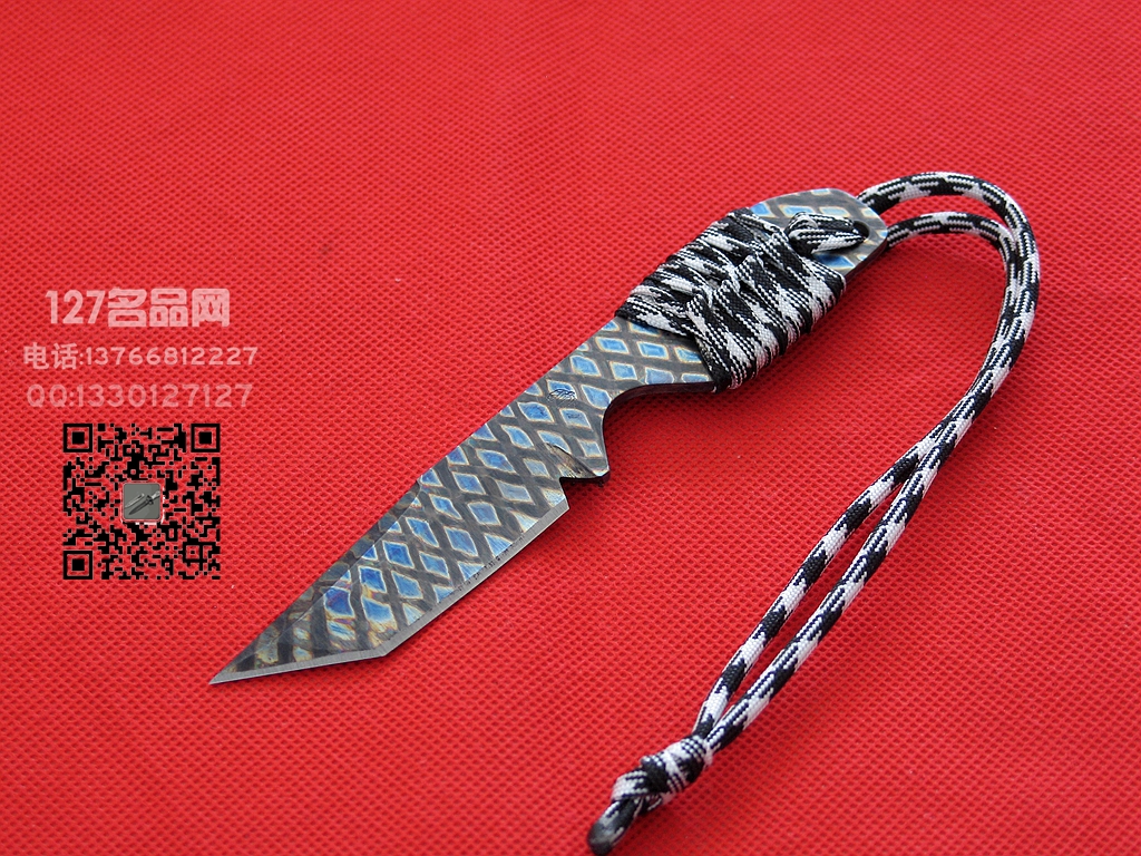 美国挺进者Strider WP全钛T头防磁性小战术刀 127名品 美国挺进者Strider WP全钛T头防磁性小战术刀 127名品