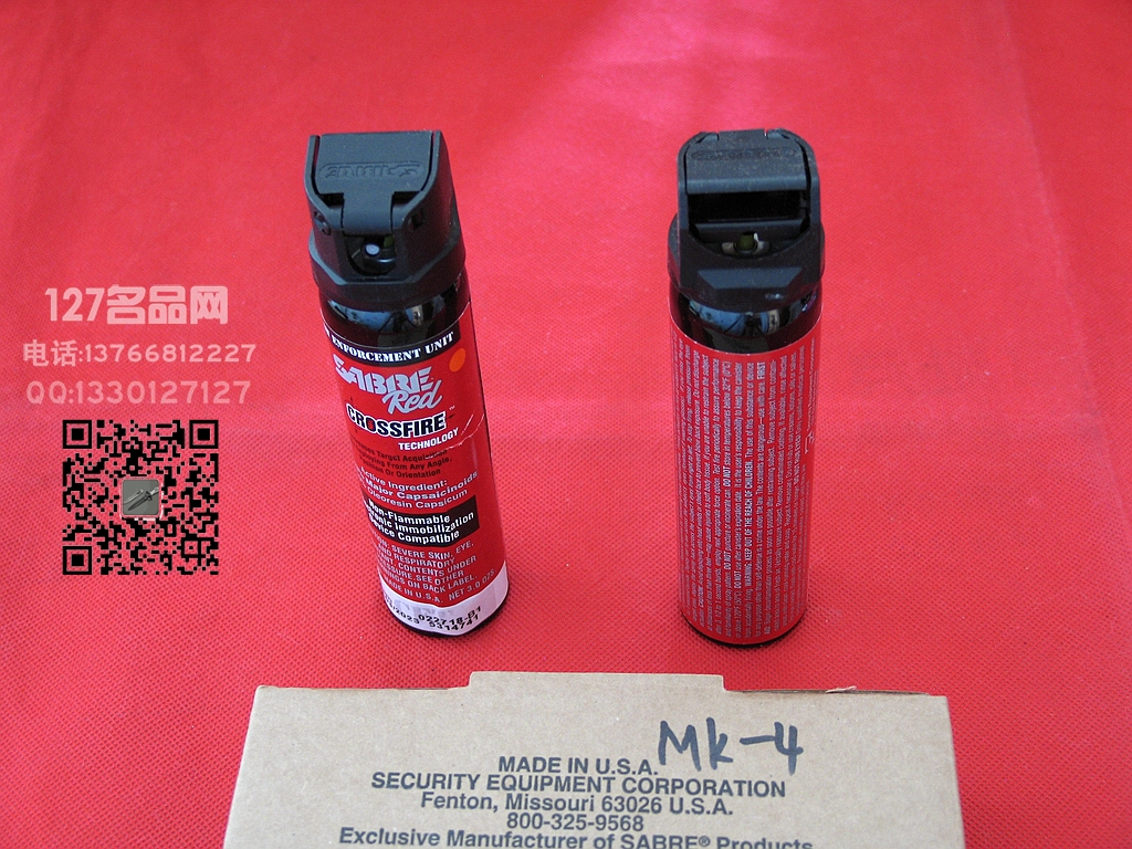 美囯SABRE沙豹MK4警用型 360度执法型防身喷雾