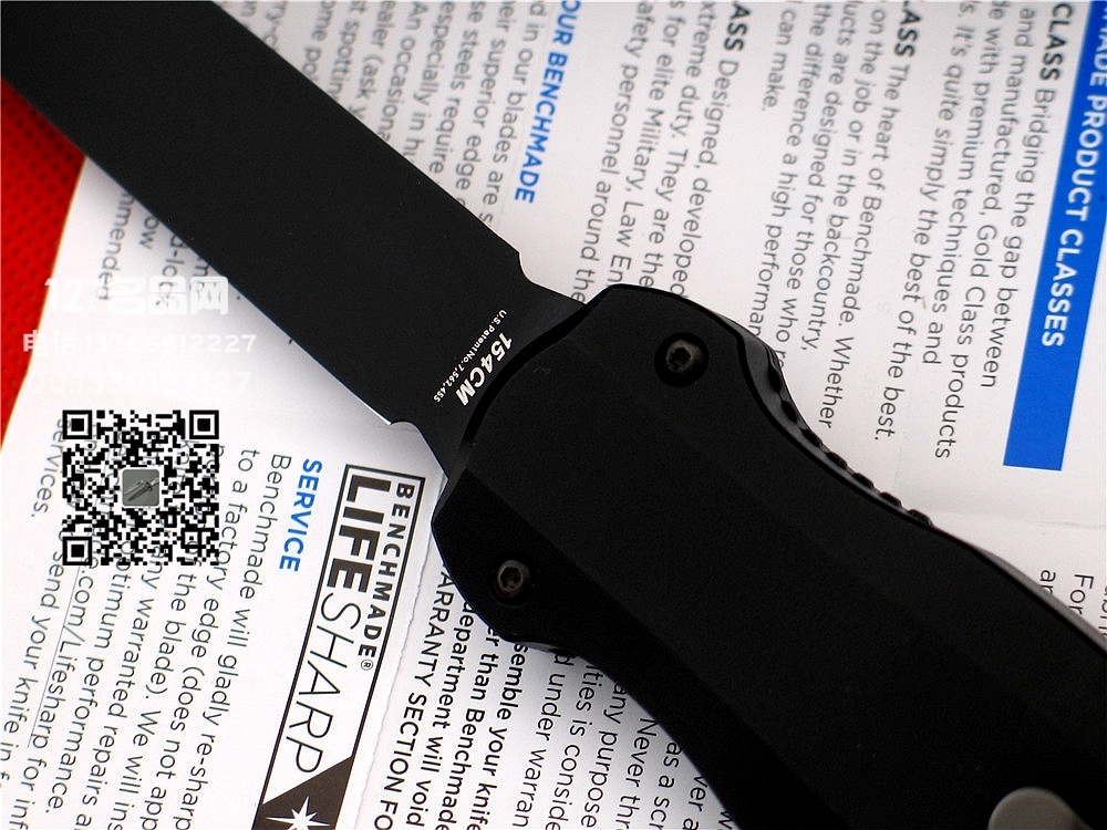 美国蝴蝶Benchmade3320BK君警专用直跳127名品网