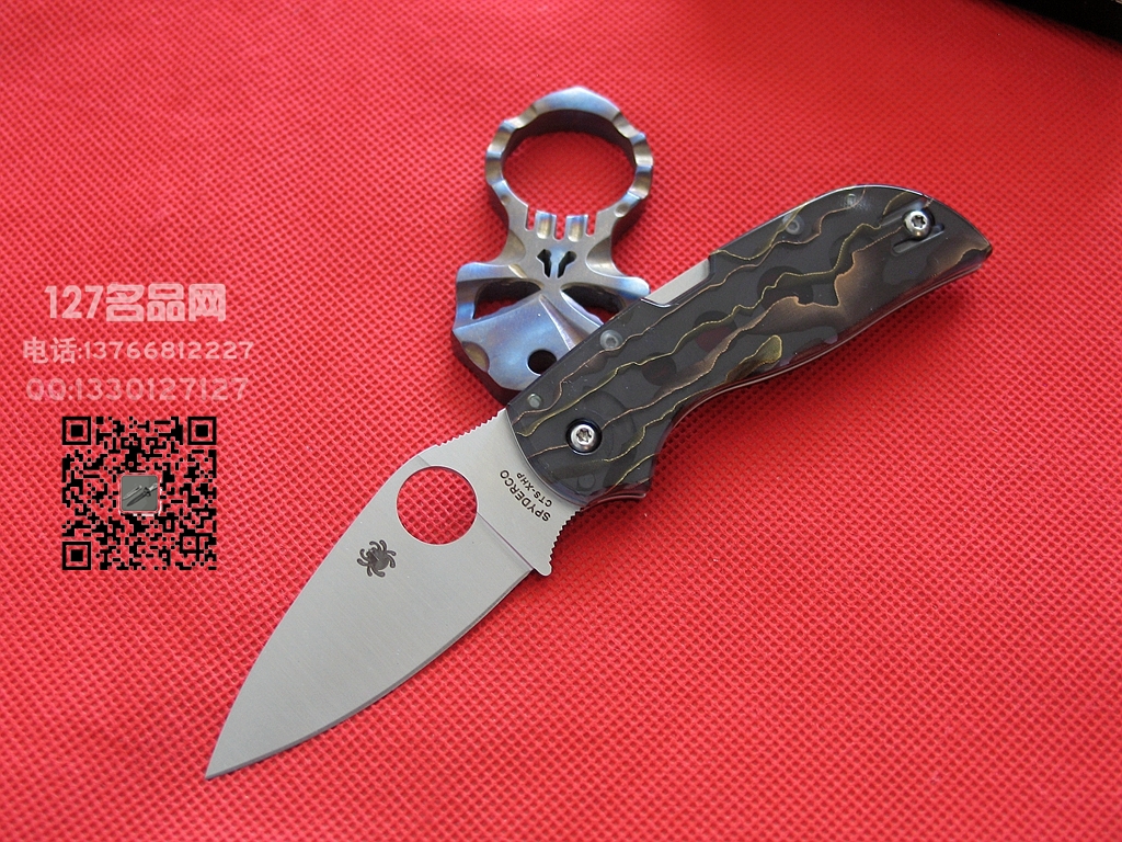 美国蜘蛛SPYDERCO C152RNP三维图案CTS XHP钢 美国蜘蛛SPYDERCO C152RNP三维图案CTS XHP钢