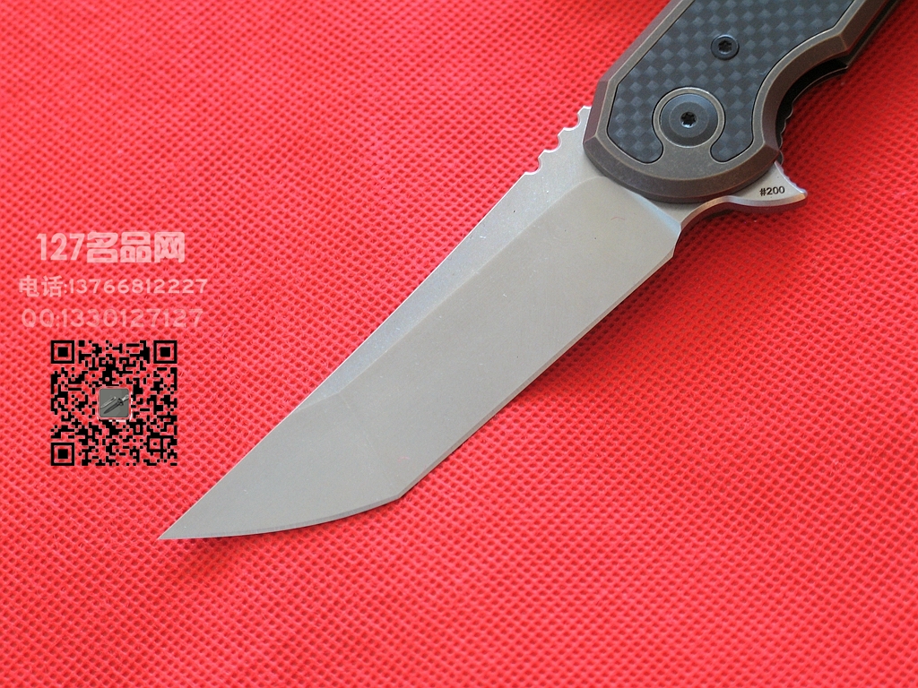 俄罗斯CKF M390日式Tanto机甲石洗快开折刀
