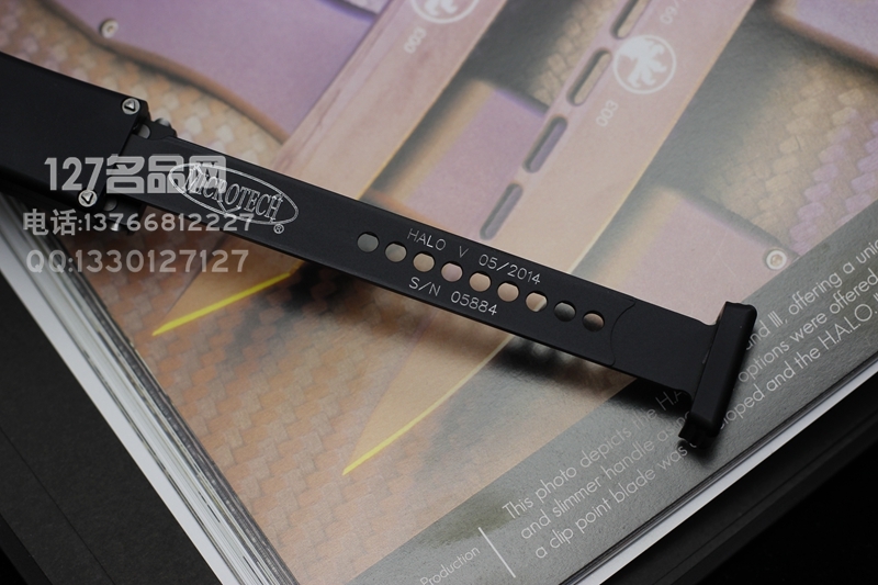 微技术Microtech H.A.L.O V150军用版超弹力直跳名刀