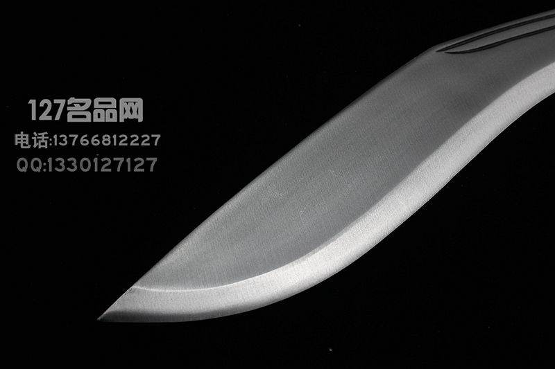 尼泊尔弯刀 传统现役一号  多宝镶嵌 牛皮鞘