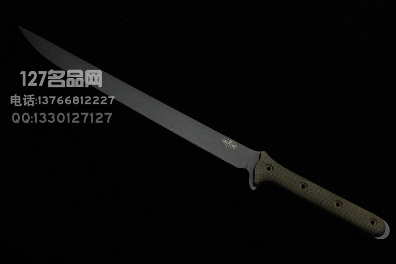 美国巴斯BUSSE 定制版大型战斗刀 沼泽鼠