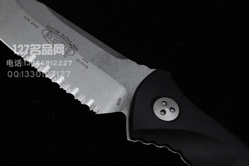 美国微技术Microtech Socom Alpha 海报突击队精英直刀