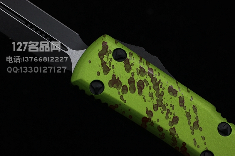 美国微技术Microtech Zombie-Tech 122-1Z僵尸双刃直跳