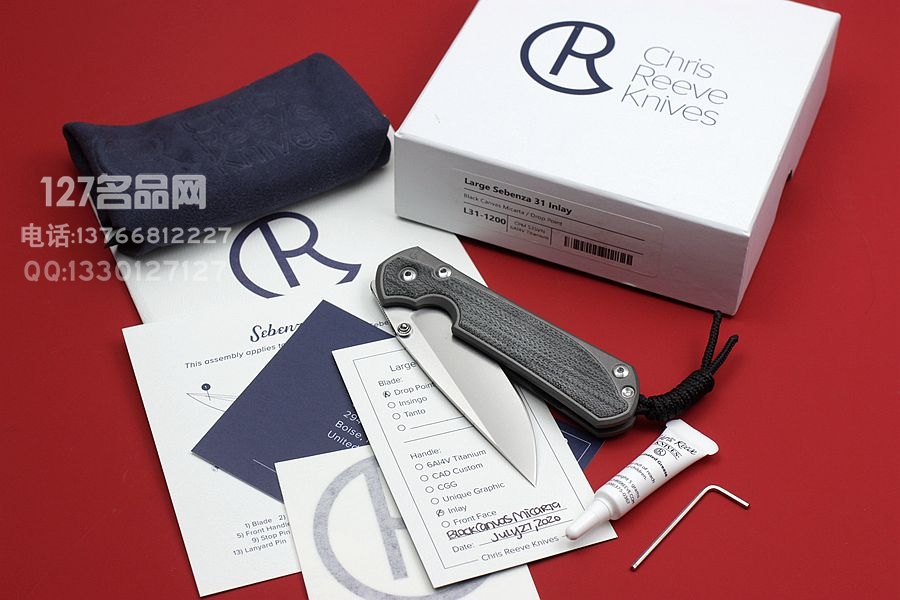 美国克里斯·里夫Chris Reeve Sebenza 31大沙帆布米卡塔镶嵌