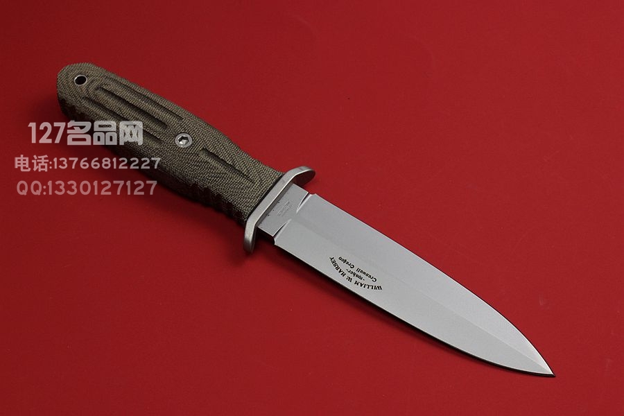 德国博克Boker 阿普盖特 5.5寸军版 米卡塔双刃战斗匕首