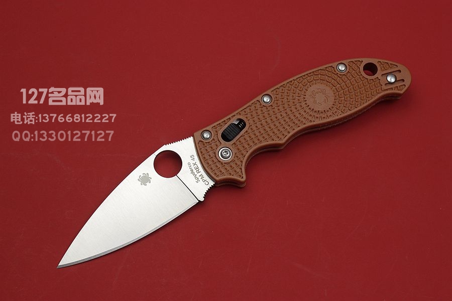 Spyderco 美国蜘蛛 C101GPBORE2 定制限量版CPM-REX45 Spyderco 美国蜘蛛 C101GPBORE2 定制限量版CPM-REX45
