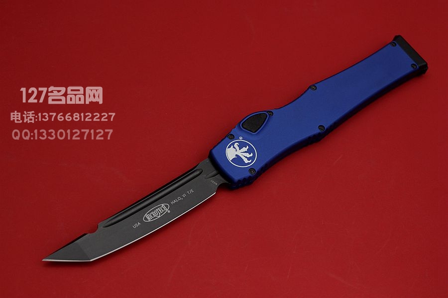 美国微技术Microtech Halo VI M390钢材 签名版半自动强劲直跳 美国微技术Microtech Halo VI M390钢材 签名版半自动强劲直跳