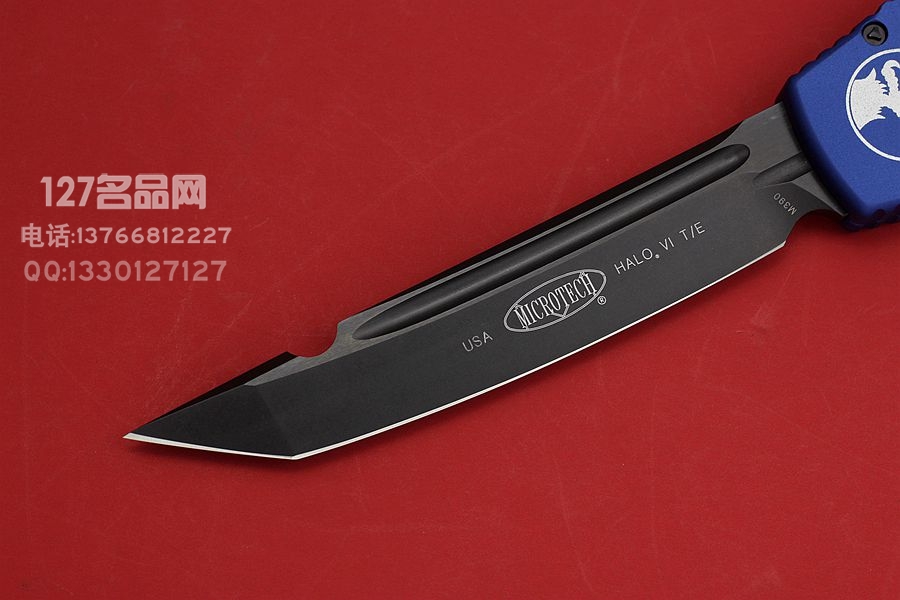 美国微技术Microtech Halo VI M390钢材 签名版半自动强劲直跳