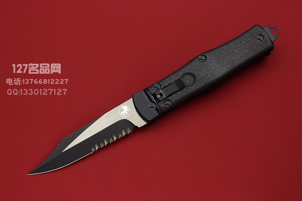 美国微技术Microtech 绝版眼镜蛇侧跳 S35VN 碳纤维手柄 美国微技术Microtech 绝版眼镜蛇侧跳 S35VN 碳纤维手柄