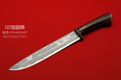日本手工佐治武士Takeshi Saji白纸多层大马士革钢 樱花木